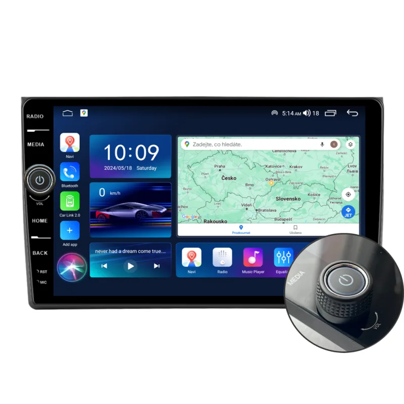 Everest 2DIN autorádio EVE10 Android, Audi A4 / S4 / Seat Exeo B342
