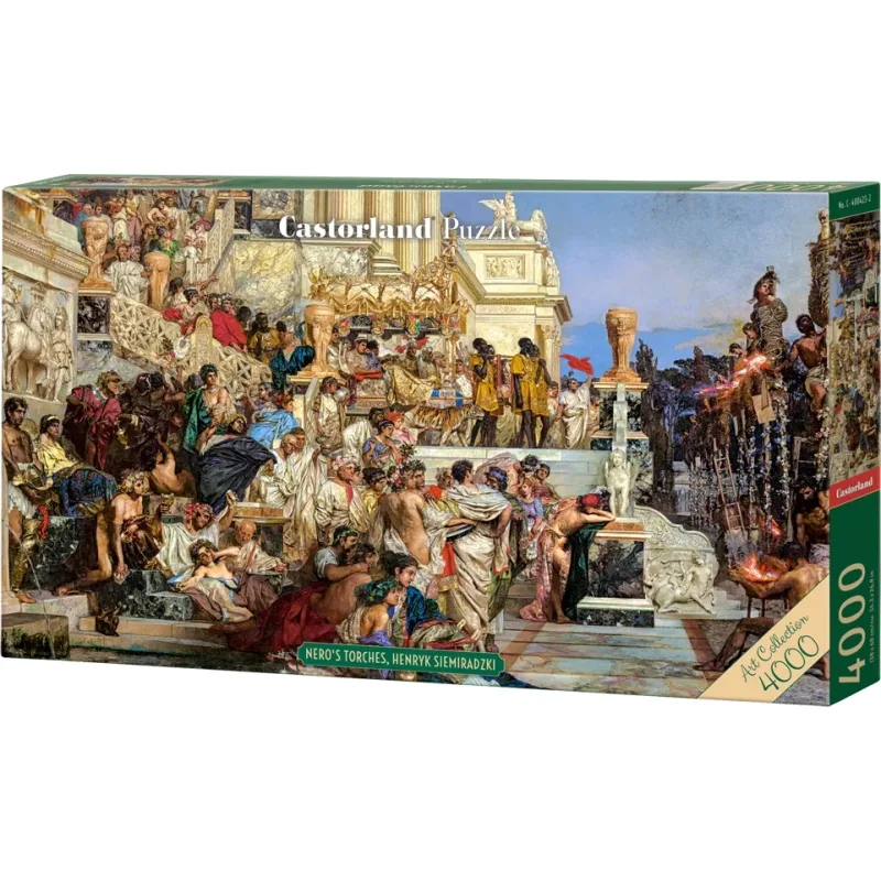 Castorland Puzzle Art Collection: H.Siemiradzki - Neronove pochodne 4000 dielikov
