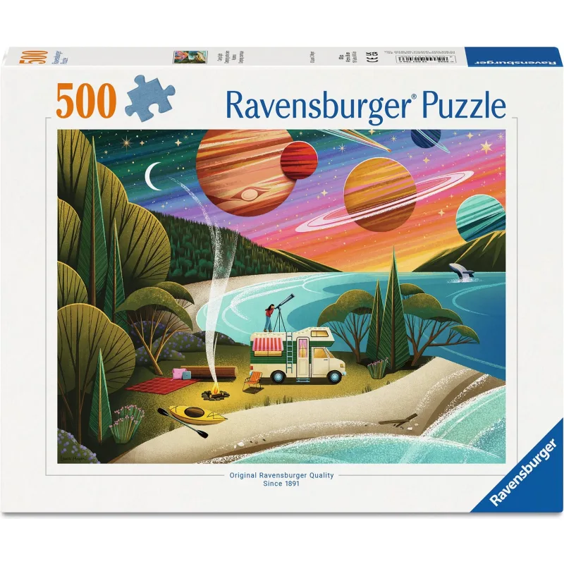 Puzzle Ravensburger 500 dielikov Hviezdne kempovanie (Camp Sight)