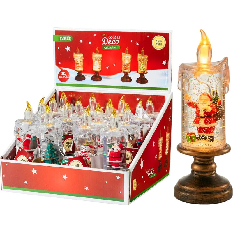 Sviečka, LED, mix dizajnov, sellbox 16 ks