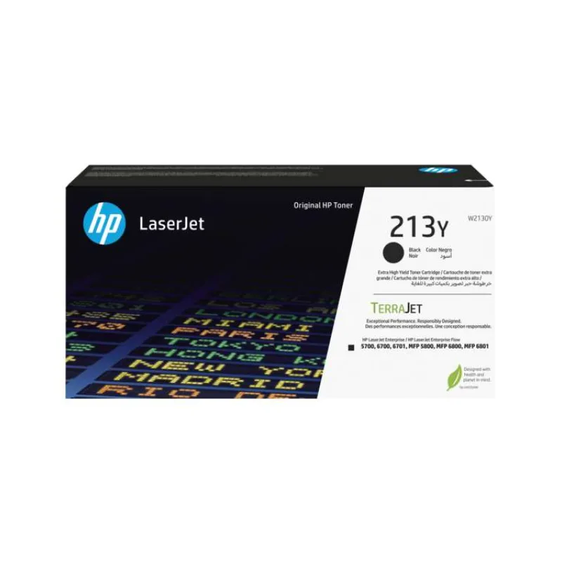 HP 213Y čierna tonerová kazeta LaserJet s extra vysokou výťažnosťou 18 000 strán (W2130Y)