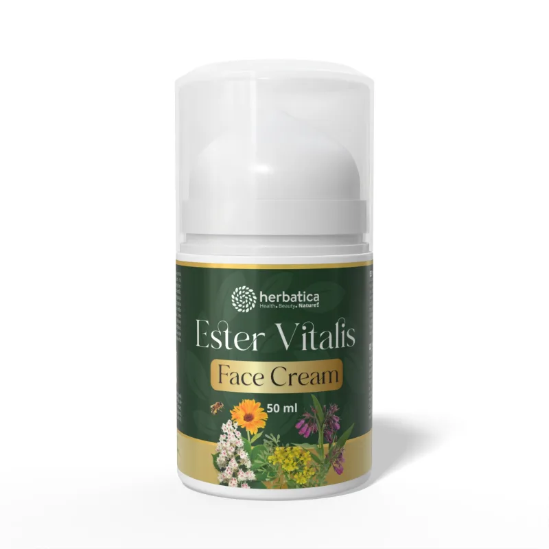 Herbatica Ester Vitalis Face Cream – revitalizačný pleťový krém pre zrelú a unavenú pleť – 50 ml -