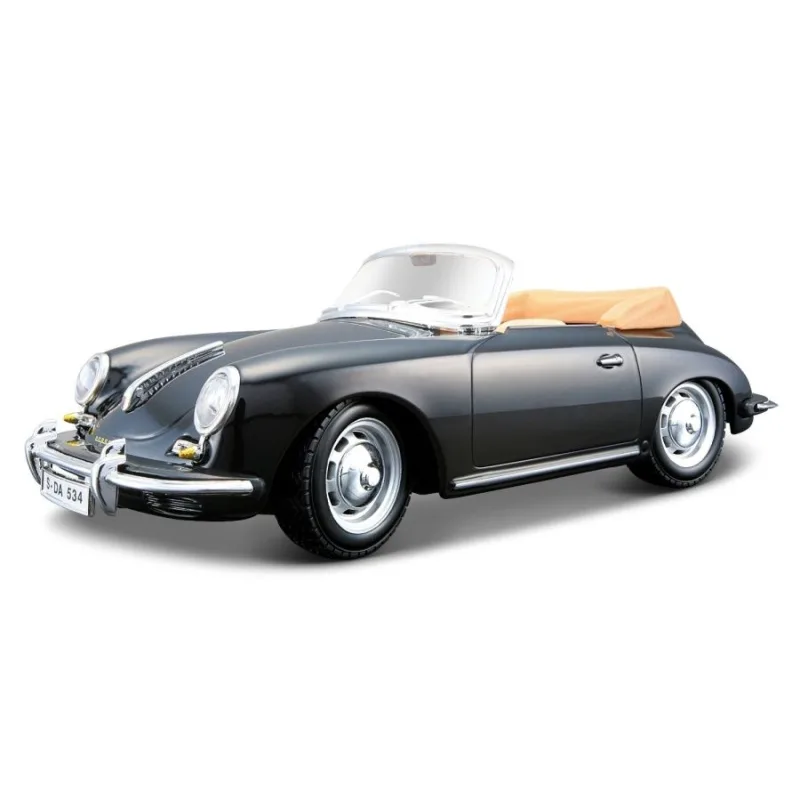 Bburago Porsche 356B Cabrio (1961) Černé 1:24