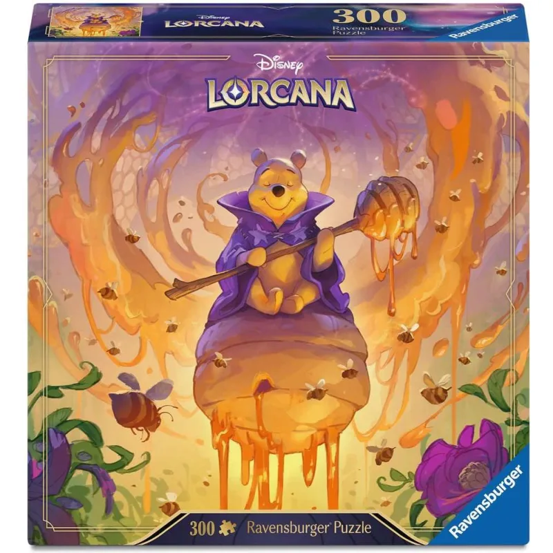 Puzzle Ravensburger 300 dielikov Disney Lorcana: Medveď Pu - Hunny Wizard