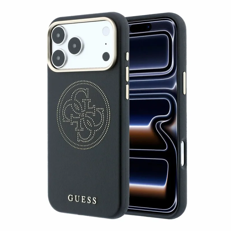 Guess PU Semi Wrap Perforated 4G Logo MagSafe kryt iPhone 18 Pro Max…
