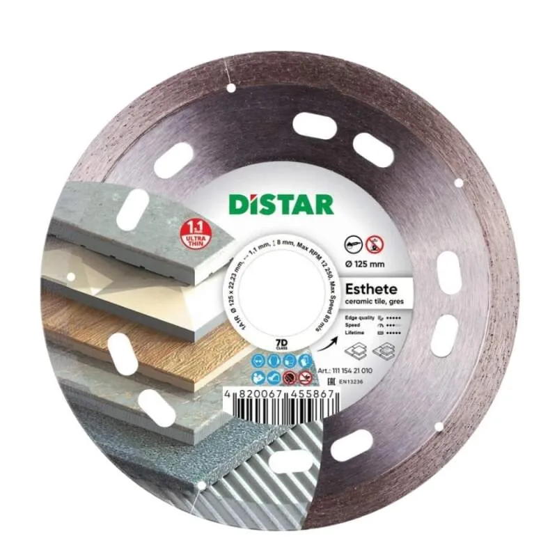 Diamantový kotúč DISTAR 125x22,2 GRES ESTHETE