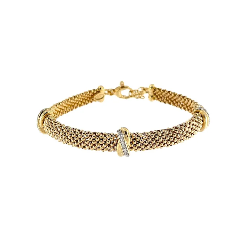 Luxusný pozlátený náramok s ozdobami dĺžka náramku 18+3cm