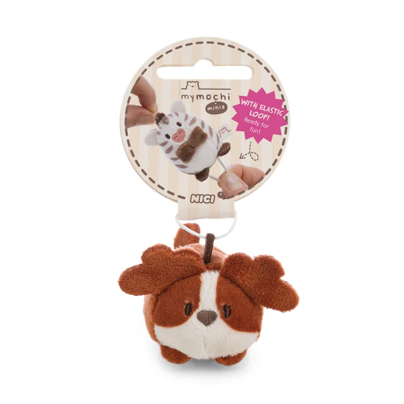 NICI MyMochi prívesok Kokeršpaniel Brushy 5 cm, ležiaci