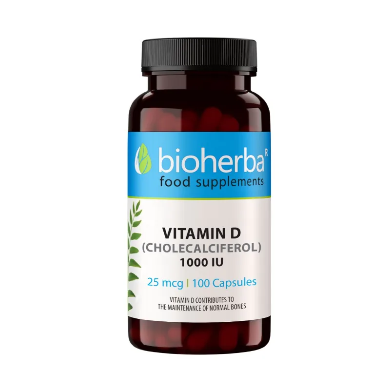 Bioherba Vitamín D 25 mcg – 100 kapsúl –