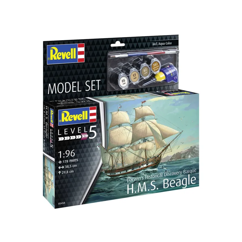 Revell ModelSet loď 65458 - HMS Beagle (1:96)