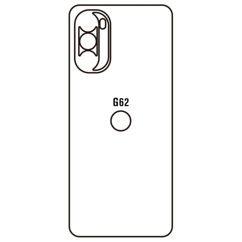 Sunshine Motorola G62 5G Zadná Hydrogél ochranná fólia Strih: Zadná časť 2, Typ fólie: Číra
