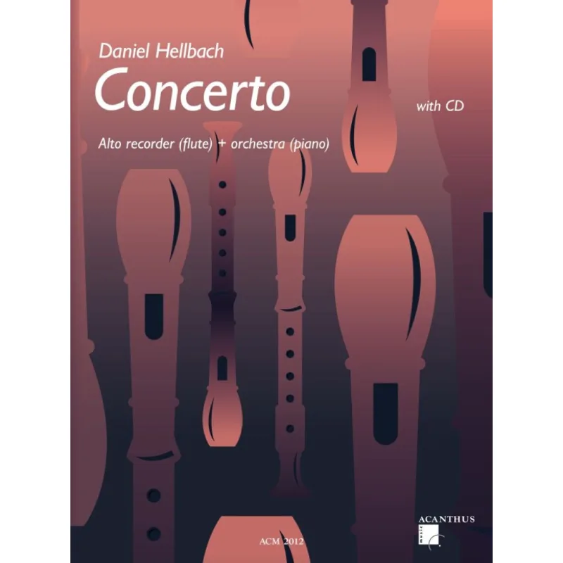 Acanthus Concerto - Altor recorder (flute) + CD