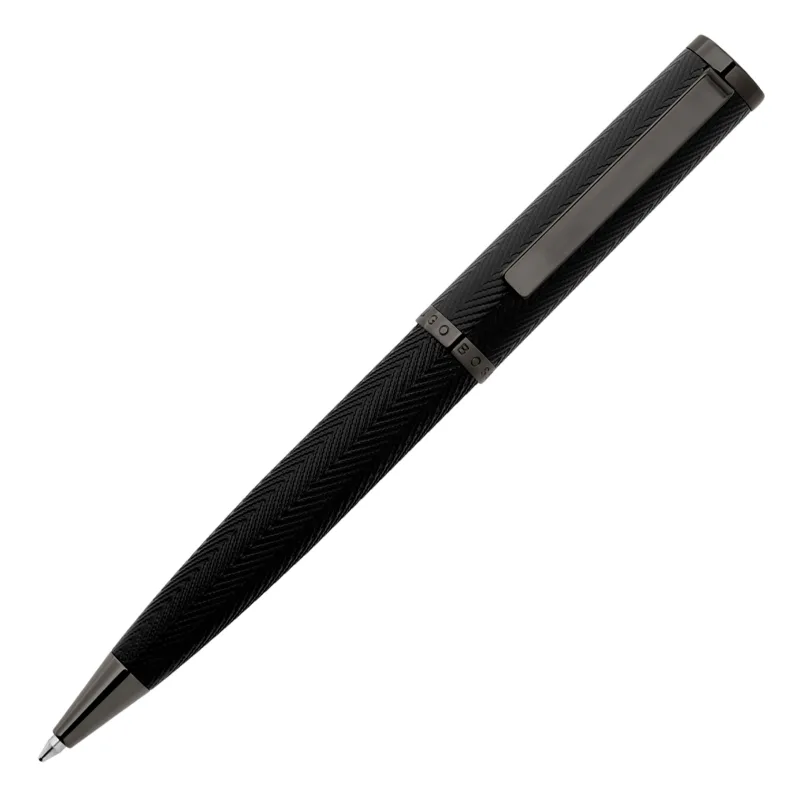 HUGO BOSS Guľôčkové pero Formation Herringbone Gun HSI1064D