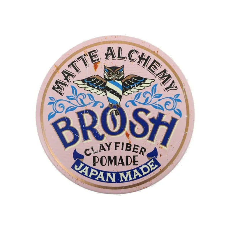 Matný styling na vlasy BROSH Mini Clay Fiber pomade 40 g