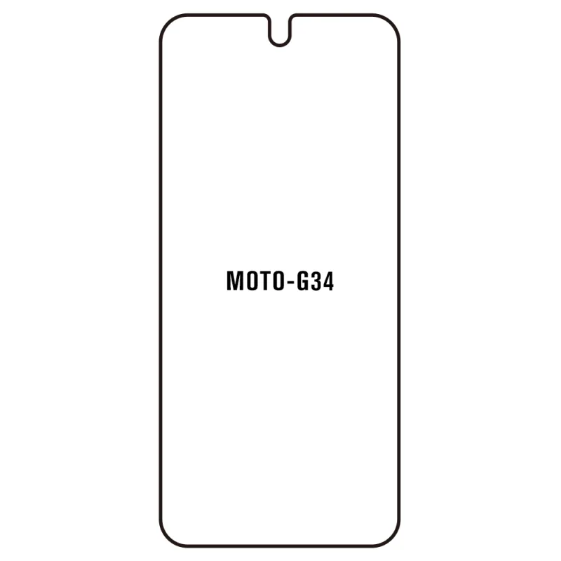 Sunshine Motorola G34 5G Predná Hydrogél ochranná fólia Strih: Kompatibilná s krytom 2, Typ fólie: Číra