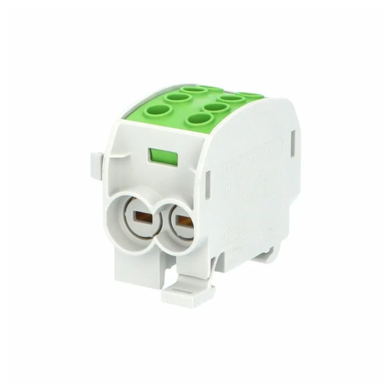 Hora eTec GmbH Svorkovnica rozbočovacia Cu HLAK 70/1 C PE zelená 300A vstup 2x70mm2 výstup 2x50mm2