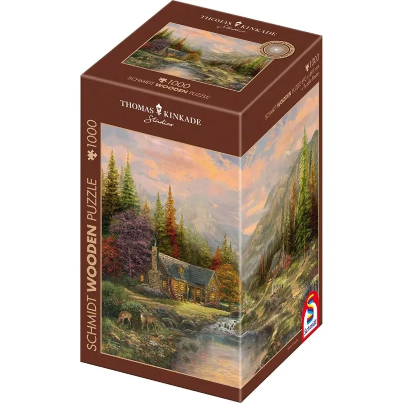 Drevené puzzle Schmidt 1000 dielikov Raj v Sierre