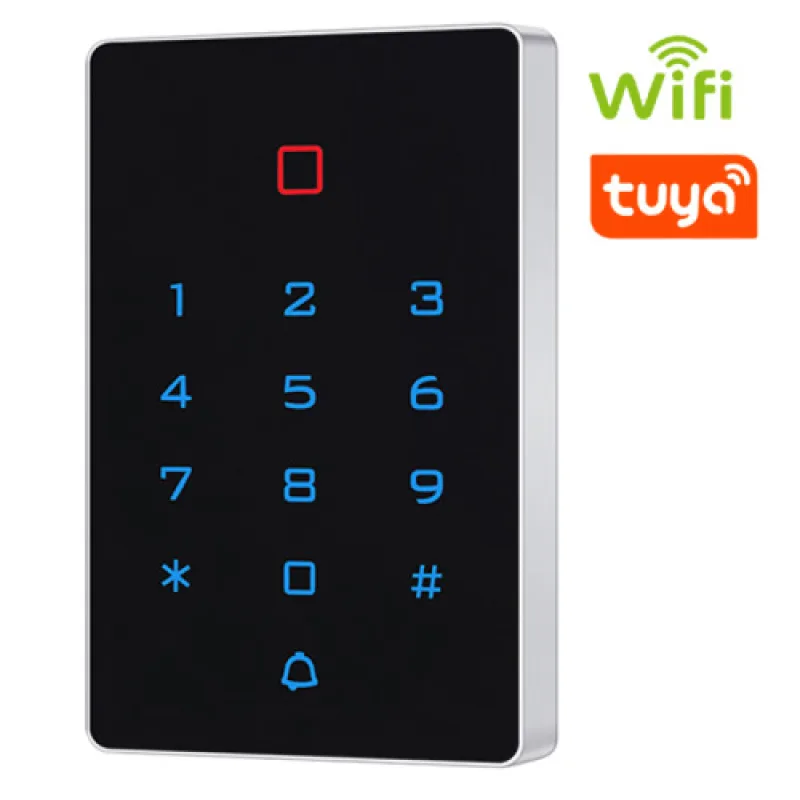 Vodotesná dotyková klávesnica s čítačkou RFID, TUYA | ZONEWAY T12EM-W-WIFI-2