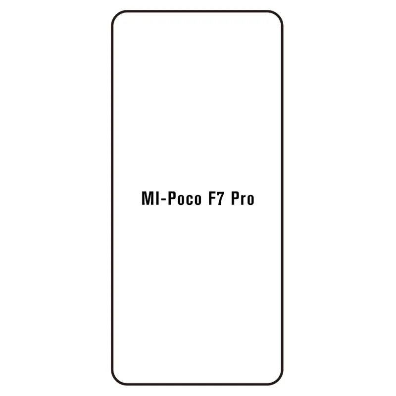 Sunshine Xiaomi Poco F7 Pro Predná Hydrogél ochranná fólia Strih: Kompatibilná s krytom, Typ fólie: Číra