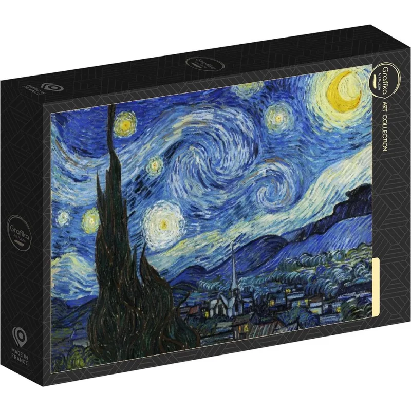 Puzzle Grafika 500 dielikov V. van Gogh - Hviezdna noc, 1889