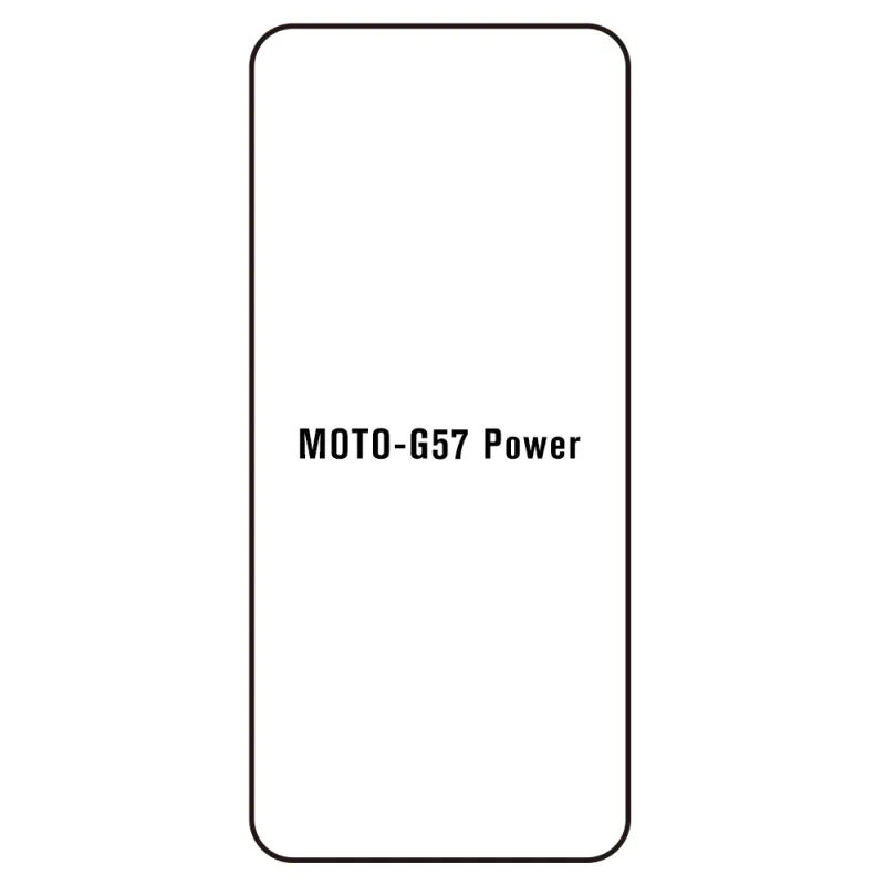 Sunshine Motorola G57 Power Predná Hydrogél ochranná fólia Strih: Kompatibilná s krytom, Typ fólie: Číra