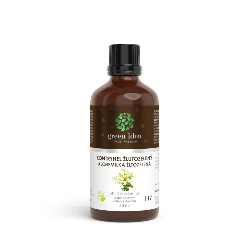 Green idea Alchemilka žltozelená – tinktúra – kvapky 50 ml –