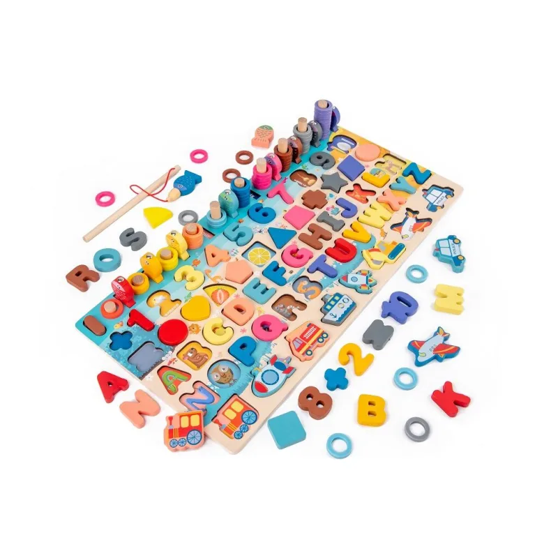 2Kids Toys Multifunkčná doska vkladačka 6 v 1 - poškodený obal