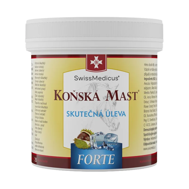 SwissMedicus Konská masť FORTE chladivá - 500 ml -
