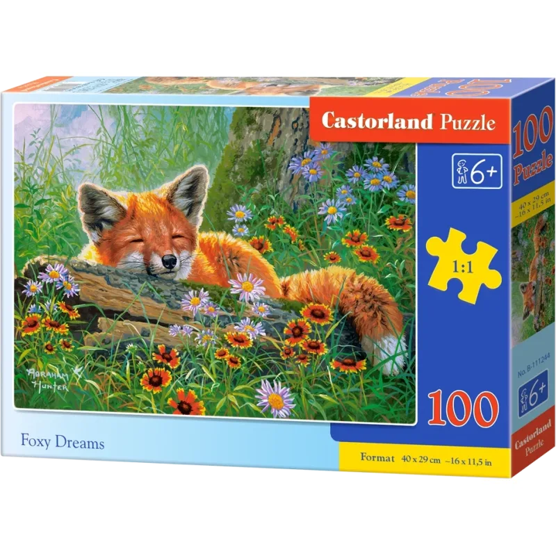 Castorland Puzzle Líščie snívanie 100 dielikov
