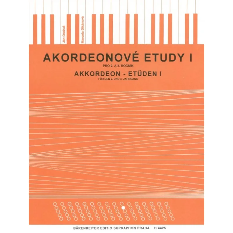 Bärenreiter Akordeonové etudy I