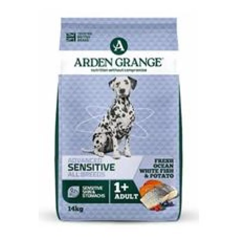 Arden Grange Dog GF Adult Sen.Oc.White Fish&Potato 14kg