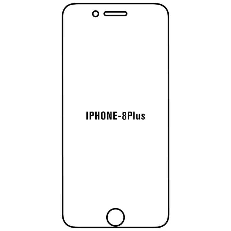 Sunshine iPhone 8 Plus Predná Hydrogél ochranná fólia Strih: Kompatibilná s krytom, Typ fólie: Číra