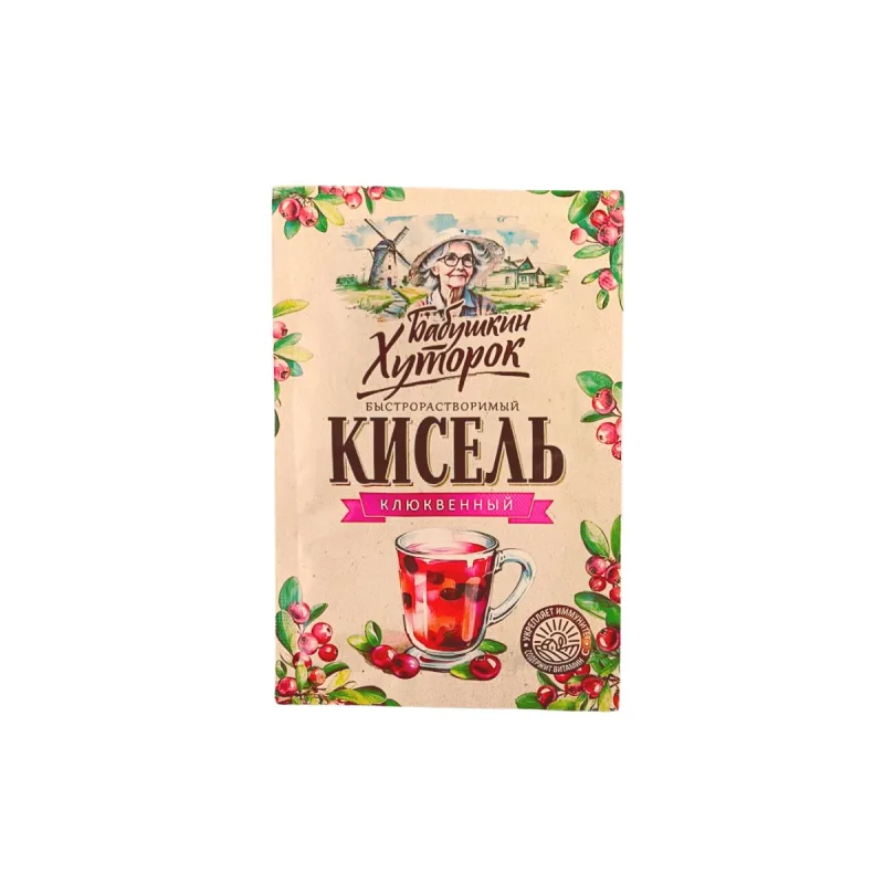 Hutorok Brusnicový kisiel v prášku (brusnica obyčajná) - 30 g -