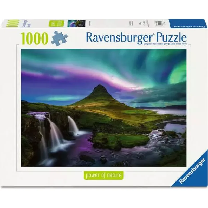 Puzzle Ravensburger 1000 dielikov Sila prírody: Kúzelná noc na Islande