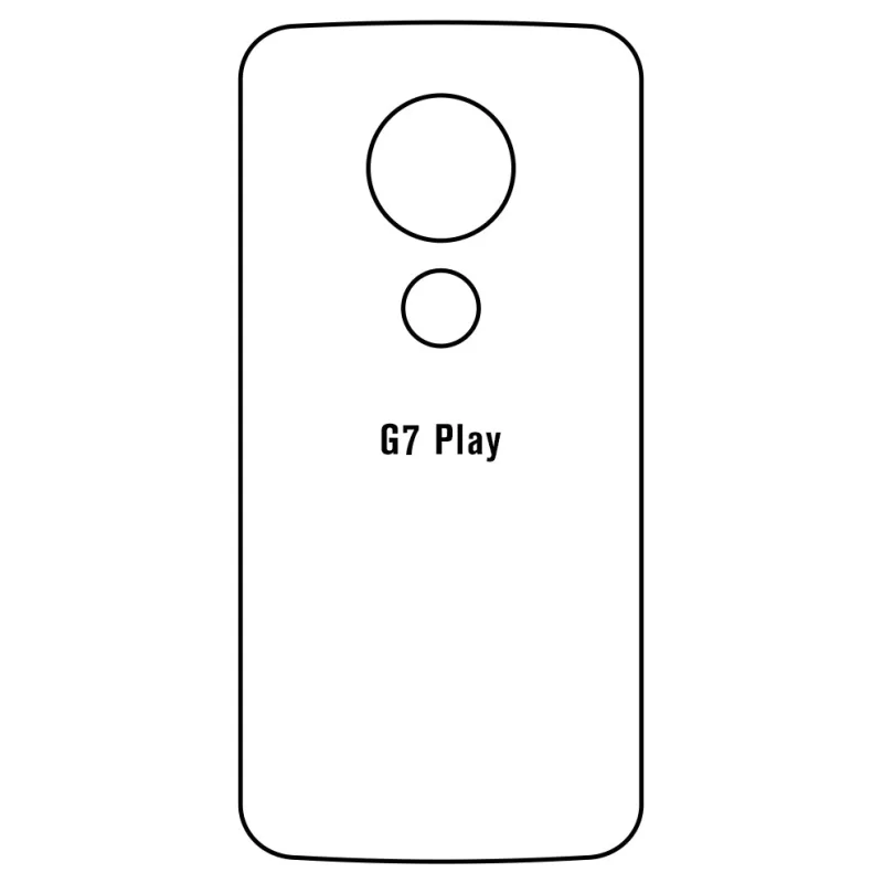 Sunshine Motorola G7 PLAY Zadná Hydrogél ochranná fólia Strih: Zadná časť 1, Typ fólie: Číra