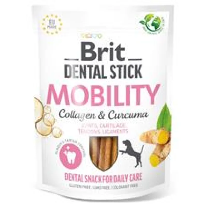 Brit Dog Dental Stick Mobility Curcuma&Collagen 7ks 251 g
