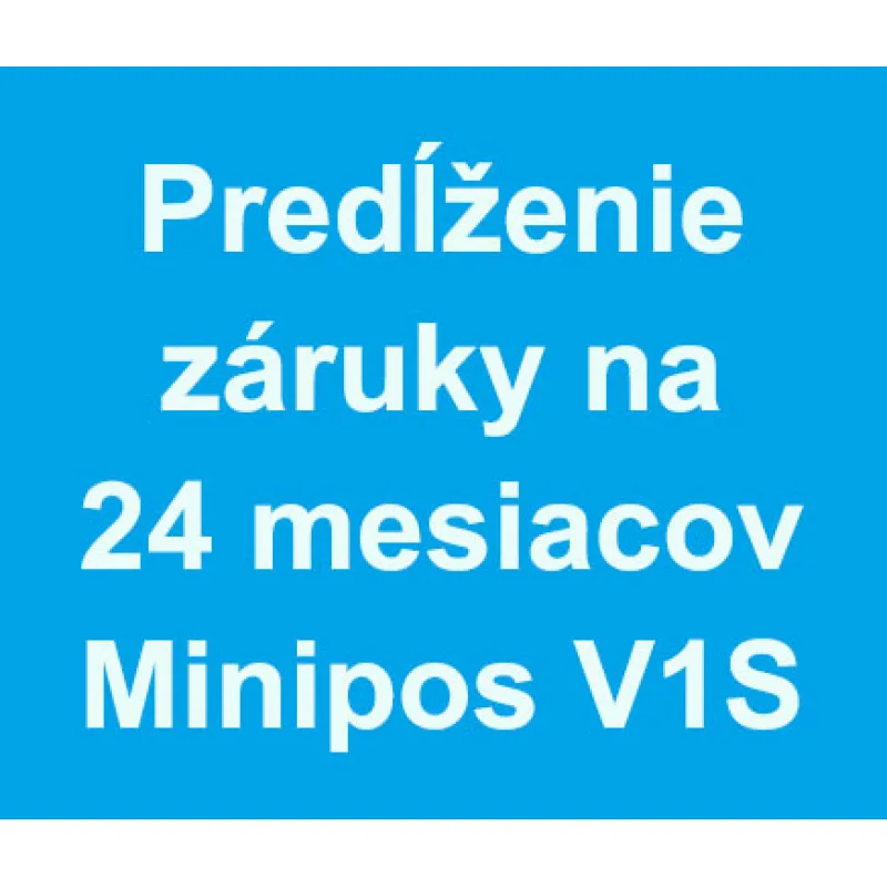 Predĺženie záruky o 12 mesiacov pre ExVAN miniPOS P/V/D