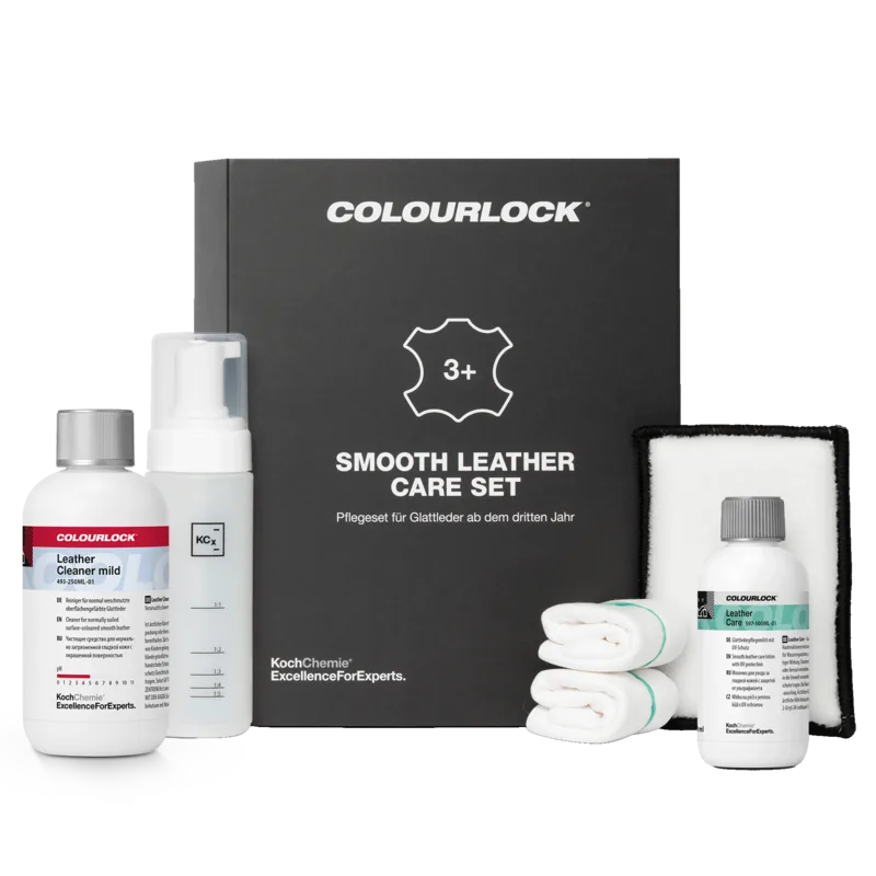 COLOURLOCK Smooth Leather Care Set - Sada na starostlivosť o novú kožu od 3 rokov