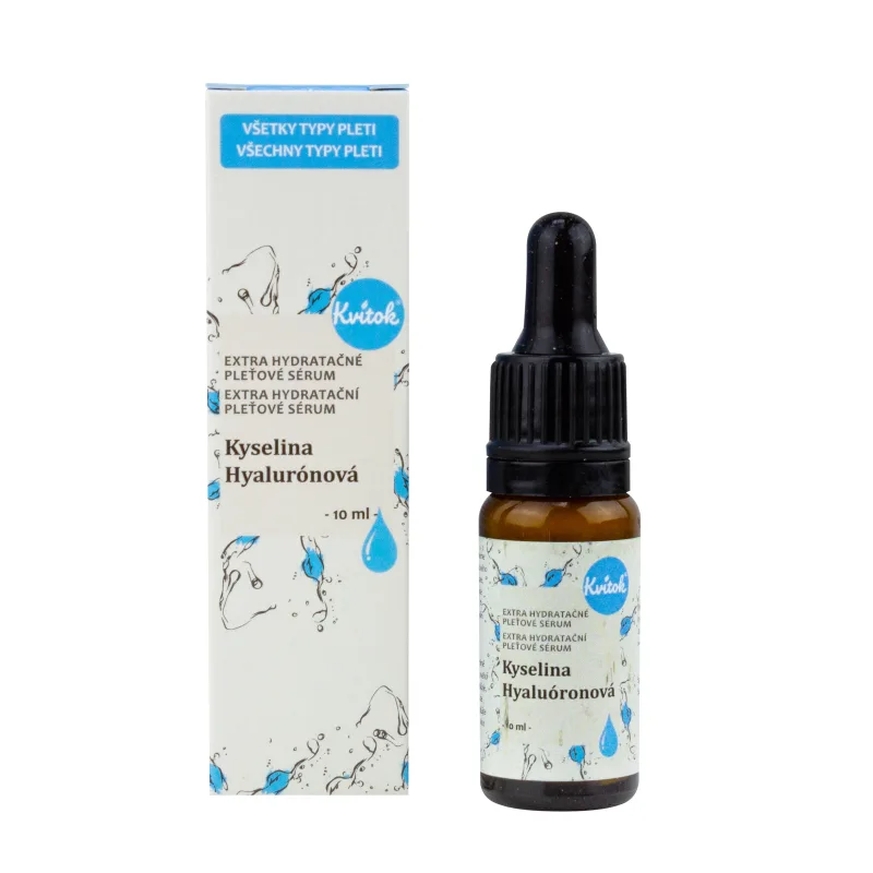 Pleťové sérum - Kyselina hyalurónová 10 ml, Kvitok