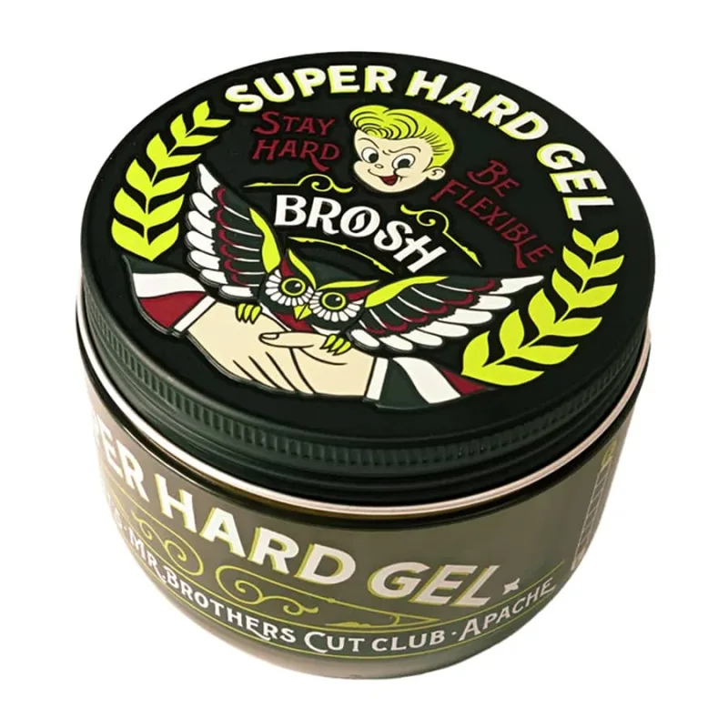 Silný gél na vlasy BROSH Super hard gél 200 g