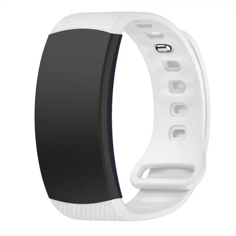 Silikonový řemínek bílý ve velikosti S pro Samsung Gear Fit 2 ESES 1530000727