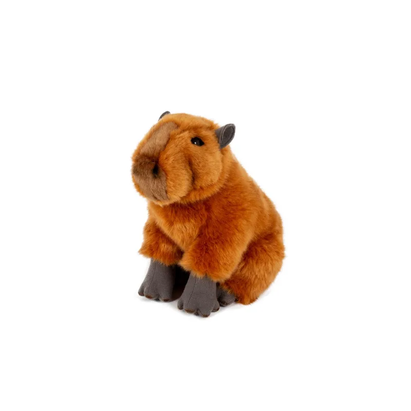 Teddies Kapibara sediaca plyšová 25cm 0m+