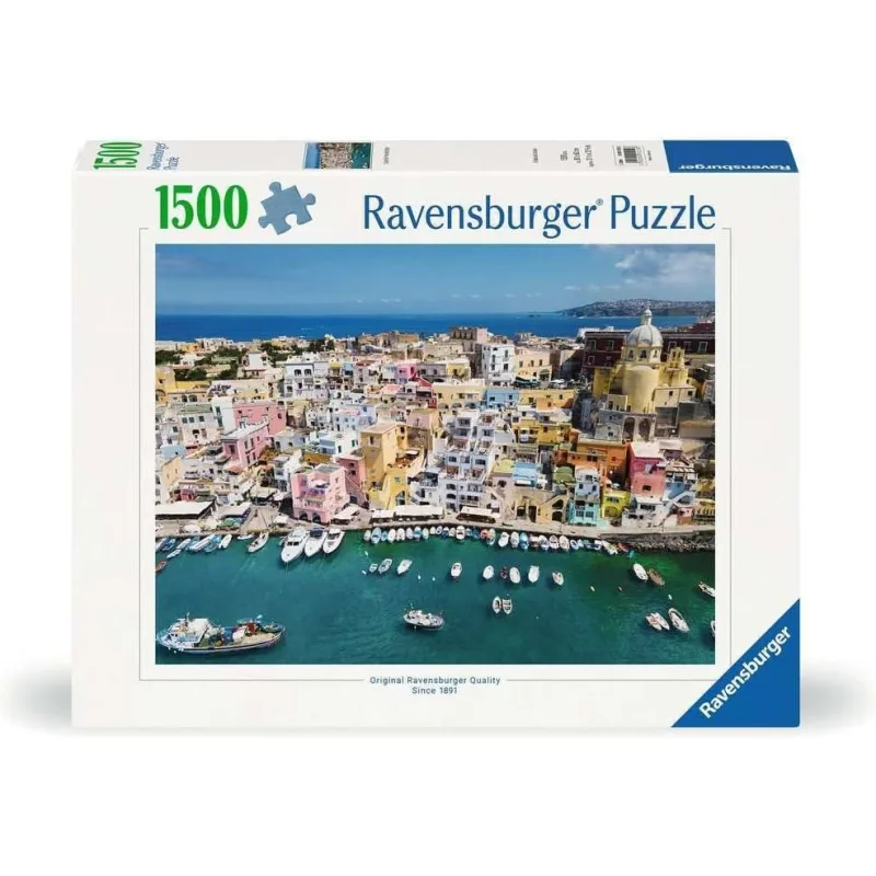 Puzzle Ravensburger 1500 dielikov Farby ostrova Procida, Taliansko
