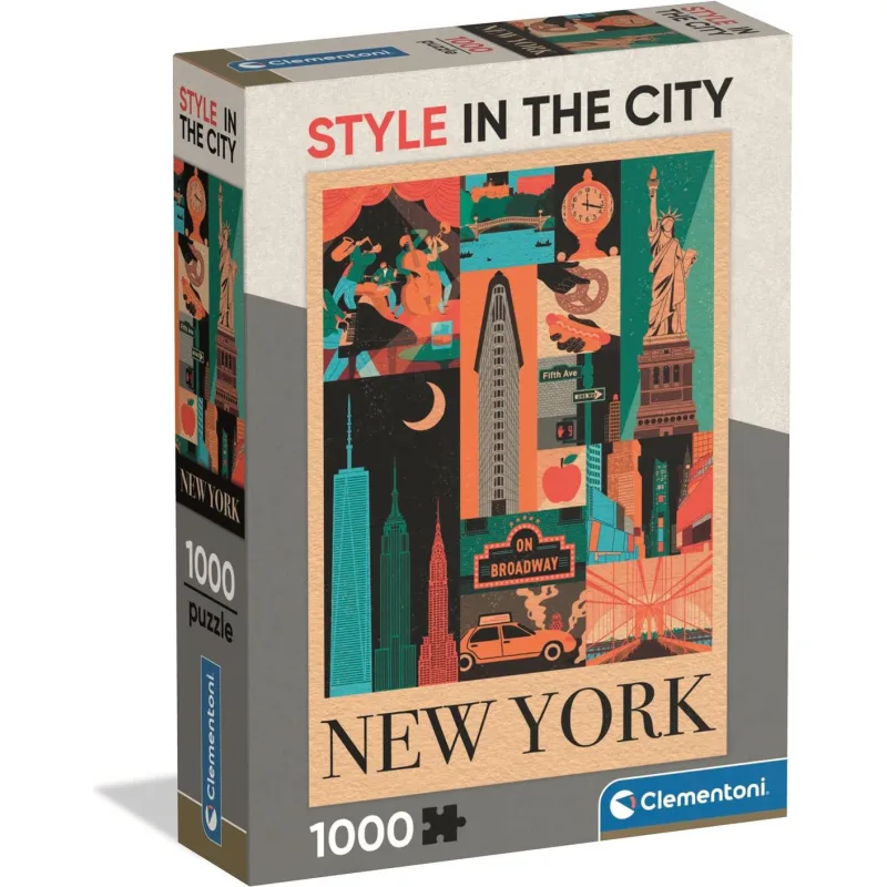 Puzzle Clementoni 1000 dielikov Style in the City: New York