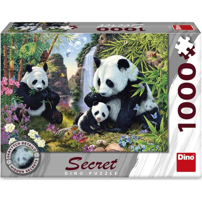 Dino Puzzle Secret Collection: Pandy 1000 dielikov