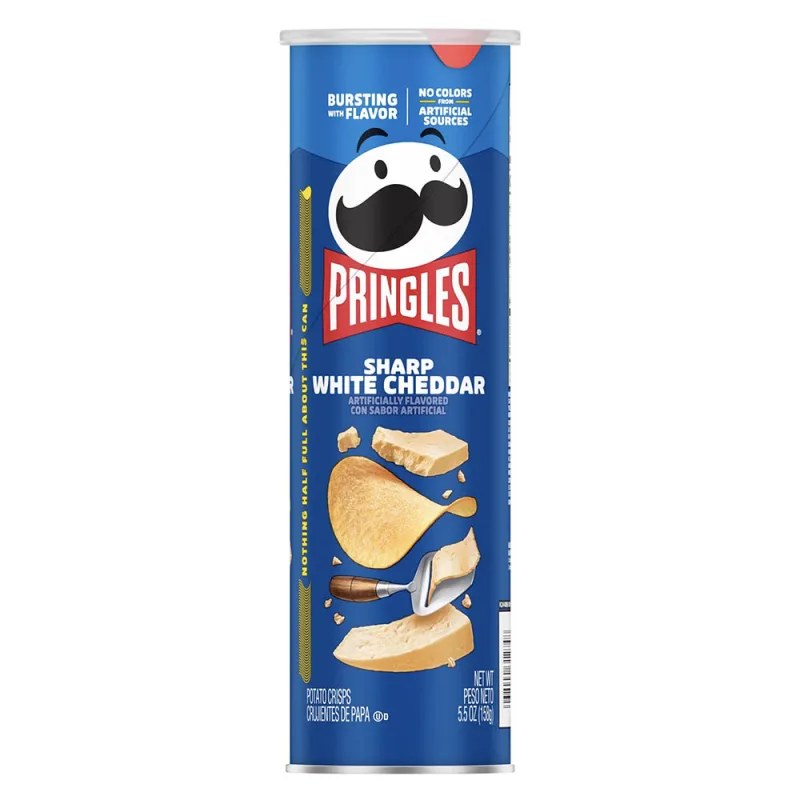 Pringles Sharp White Cheddar 158g
