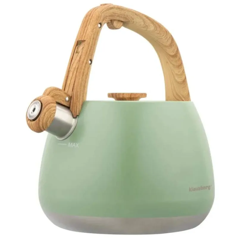 Pískacia kanvica na sporák Klausberg 2,5 l KB-9039 – šalviovo zelená
