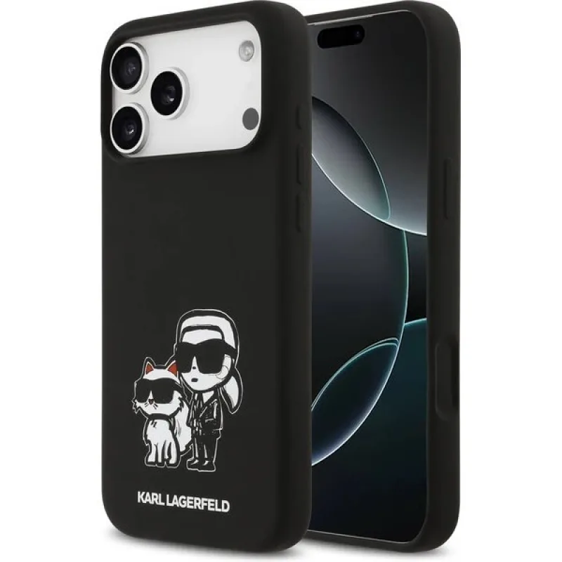 Karl Lagerfeld Liquid Silicone K&CH Sketch MagSafe kryt iPhone 17 Pro…