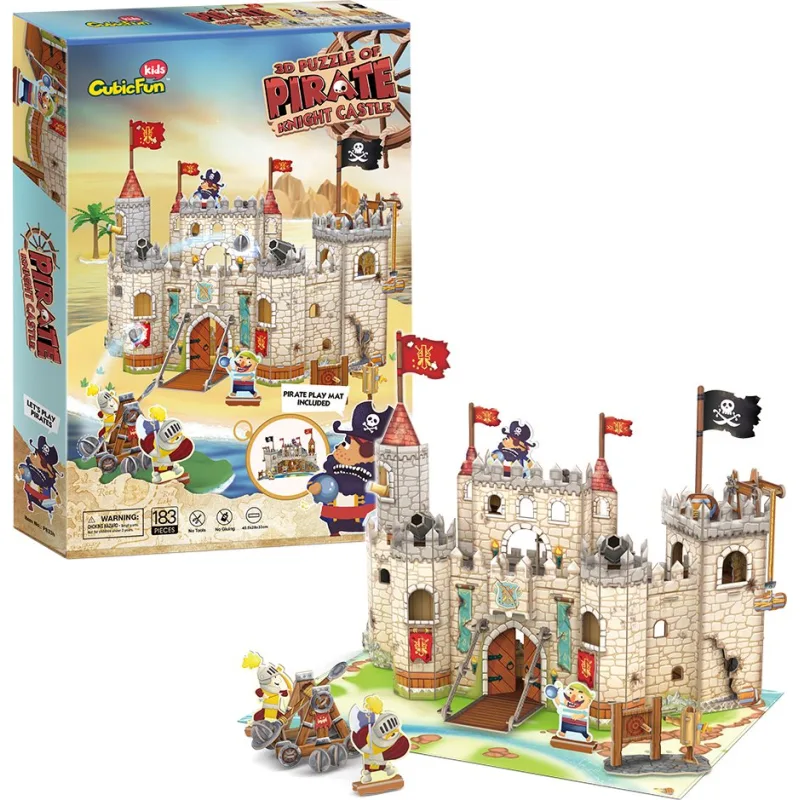 CubicFun 3D puzzle Pirátsky hrad 183 dielikov