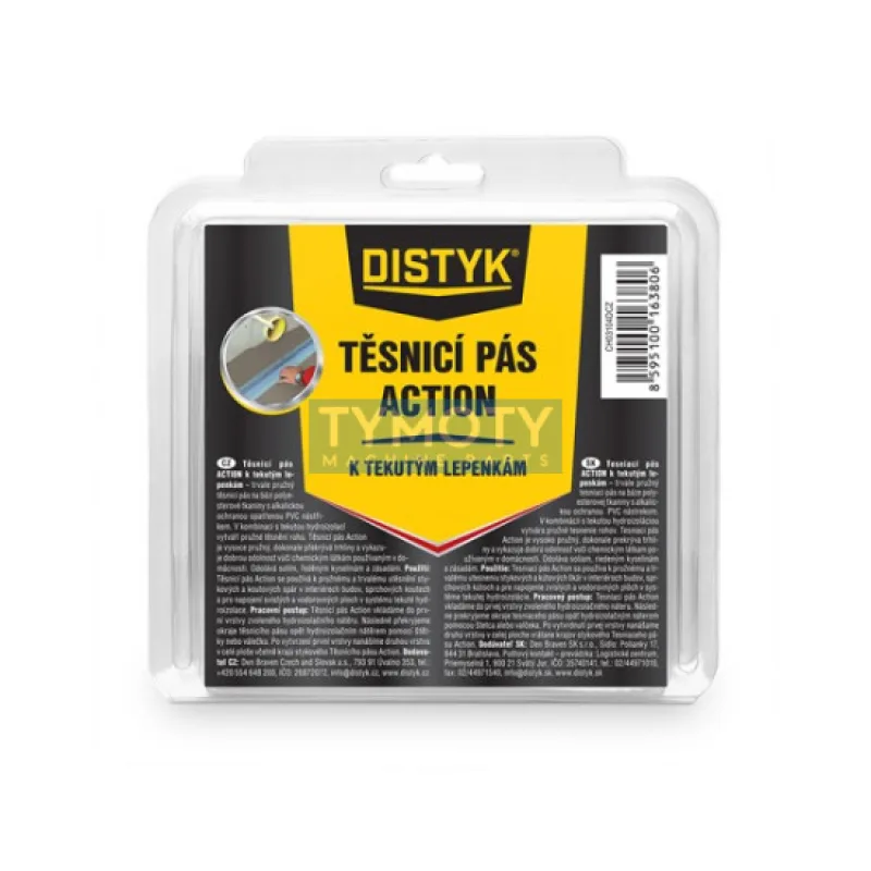 Distyk Tesniaci pás ACTION 120 mm x 5 m - sivá